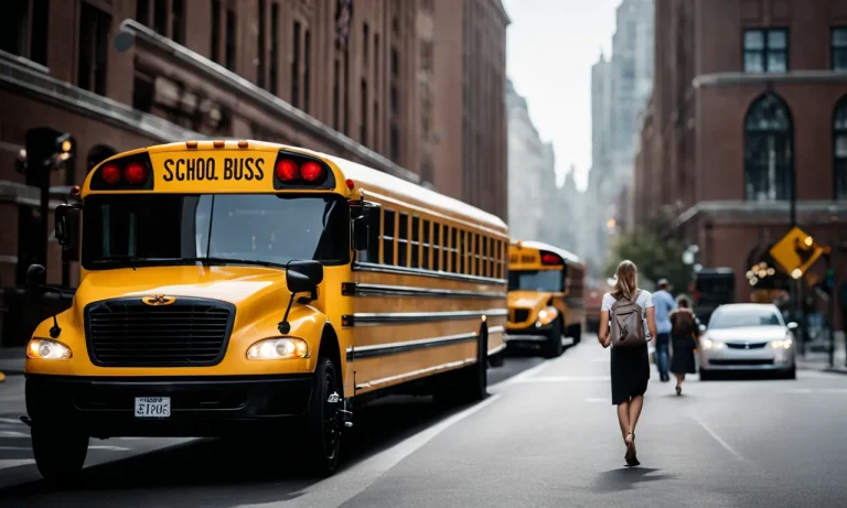 Can School Buses Turn Right On Red? A Detailed Guide