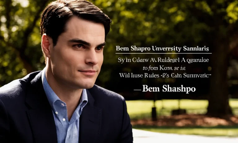 Where Did Ben Shapiro Go To School? A Detailed Look At His Education