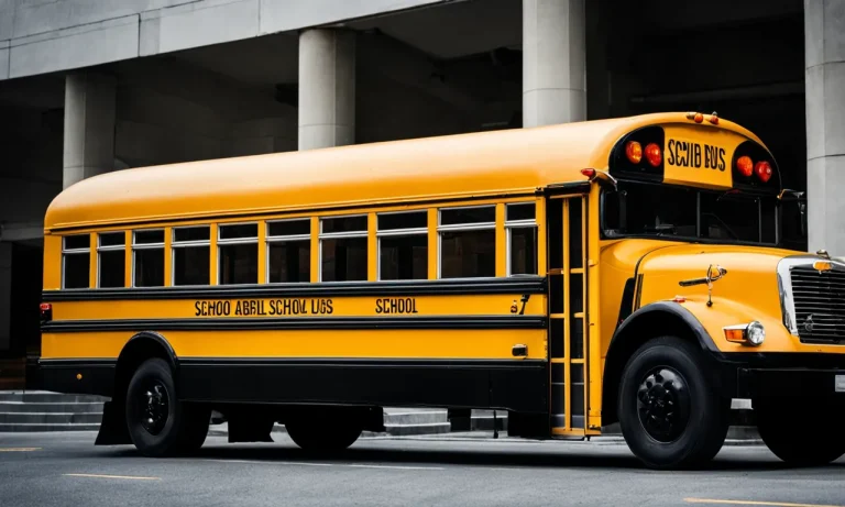 Why Are School Buses Yellow? A Deep Dive Into The History And Reasoning Behind The Iconic School Bus Color